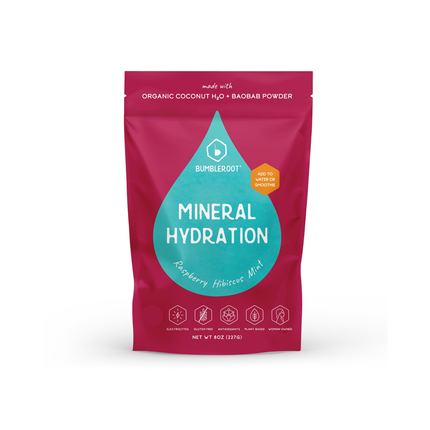Mineral Hydration Drink Mix (Raspberry Hibiscus Mint)